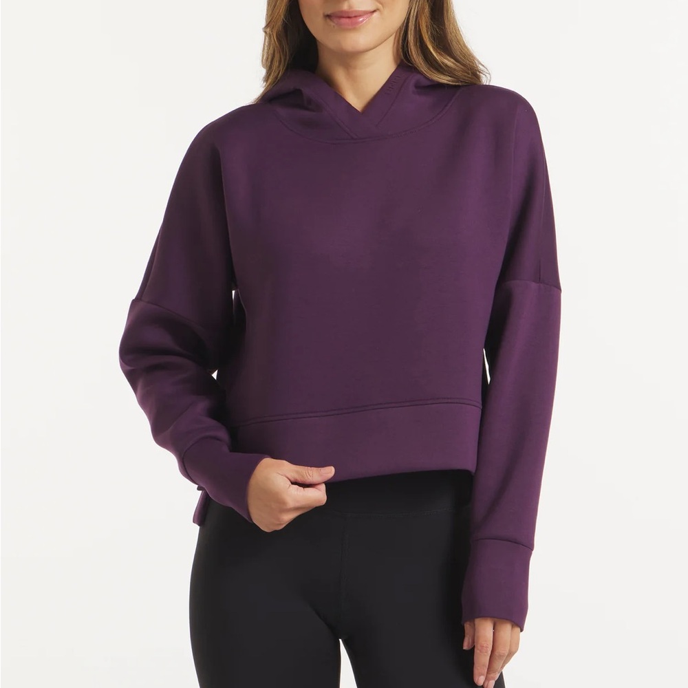 Luxbreak oversized women’s hoodie (dark plum) XS NWT